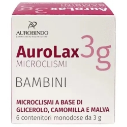 Aurolax - 6 Microclismi Per Bambini 3 gr