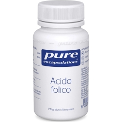 Pure Encapsulations Acido folico 30 capsule - integratore per la gravidanza