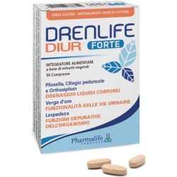 Drenlife Diur Forte 30 compresse - integratore drenante