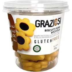 Biscotti Fiore Nocciola Senza Glutine 190G