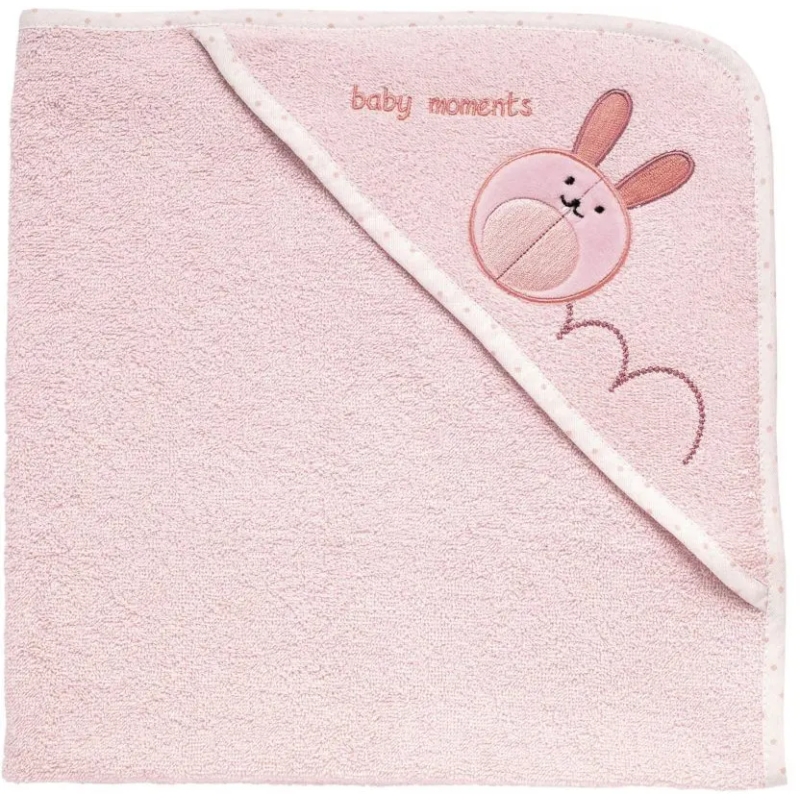 Chicco Accappatoio Quadrato In Cotone Con Topolino Rosa 0M+
