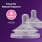 Avent Natural Response Teat 3m+ 2 Tettarelle per biberon Flusso 4