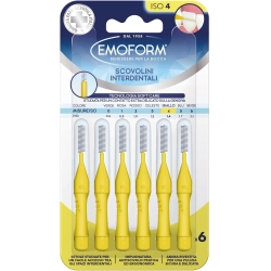 Emoform 6 Scovolini Interdentali ISO 4 - Giallo