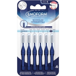 Emoform 6 Scovolini Interdentali ISO 5 - Blu