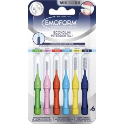 Emoform 6 Scovolini Interdentali Misure Assortite ISO 0-5