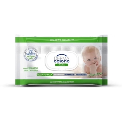 Dermacotone Baby Line - 72 Salviettine Con Estratto Di Aloe Vera