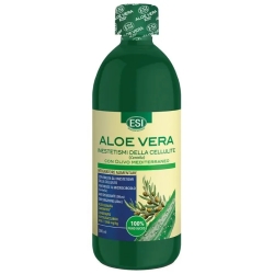 Esi Aloe Vera Succo Con Olivo E Centella - Integratore Per La Cellulite 500 Ml