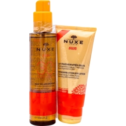 NUXE Sun Duo  - Olio solare SPF30 abbronzante 150 ml+ Latte Dopo Sole 100 ml