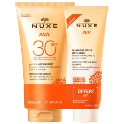 NUXE Sun Duo SPF 30 Protezione Alta - Latte Solare 150 ml + Shampoo Doposole 100 ml