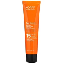 Korff Sun Secret - SPF15 Latte Solare Corpo Protettivo E Anti-Age 100 Ml
