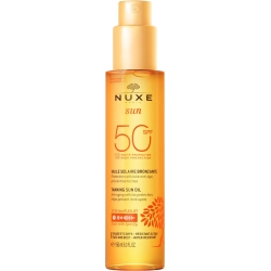 NUXE Crema Solare 50 SPF Olio Viso E Corpo Sun Protezione Alta 150 ml
