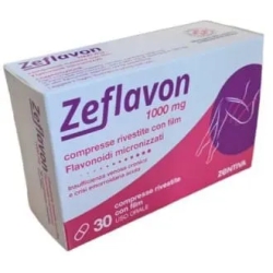 Zeflavon 1000 mg - Farmaco Per Insufficienza Venosa 30 Compresse