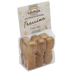 Treccine di sfoglia - Biscotti Senza Glutine 130 G