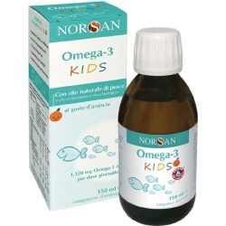 Omega-3 Kids Gusto Arancia - Olio Di Pesce Per Bambini 150 Ml