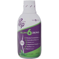 Ultra Pep Slim 6 Zero Gusto Tè Verde - Integratore Per La Perdita Di Peso 500 Ml