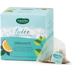 Neavita Twice Drenante - infuso freddo taglio tisana 15 filtri