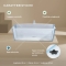 STOKKE Flexi Bath Xl - Vaschetta Da Bagno Pieghevole - Verde Trasparente