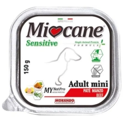Miocane - Adult Mini Sensitive Patè Manzo - Cibo Umido Per Cani 150 G