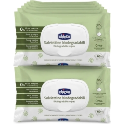 Chicco 60 Salviettine Biodegradabili 0M+