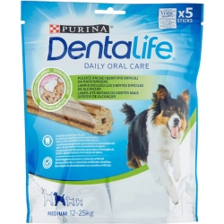 PURINA Dentalife - 5 Stick per l'igiene orale dei cani Taglia Medium