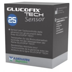 Glucofix Tech - 25 Strisce Reattive Per Glicemia