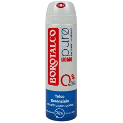 BOROTALCO Puro Uomo Profumo Minerale - Deodorante 72h Spray 150 ml