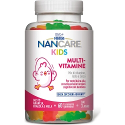 Nancare Kids Multi-Vitamine 60 Caramelle Gommose - Integratore Per Il Sistema Cognitivo