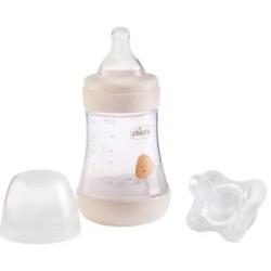 Chicco Perfect 5 - biberon flusso lento 150 ml + Gommottino 0-2M