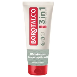 BOROTALCO Uomo - Doccia Shampoo 3 In 1 Profumo Muschiato 200 ml