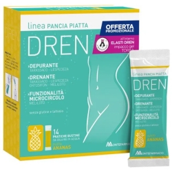 Pancia Piatta DREN ananas 14 bustine - integratore drenante