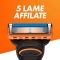 GILLETTE Fusion Power 5 - 4 Lamette Di Ricambio