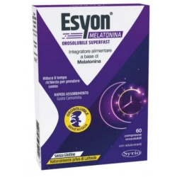 Syrio Esyon Melatonina 60 Compresse - Integratore Per Il Sonno