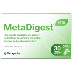Metadigest Keto 30 Compresse - Integratore Acceleratore Del Metabolismo