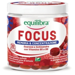 Equilibra Focus 30 Gummies - Integratore per memoria e concentrazione