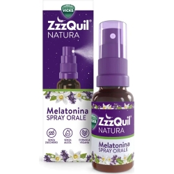 Vicks ZzzQuil Natura Melatonina Spray Orale 30 Ml - Integratore Per Il Sonno