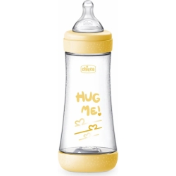 Chicco Perfect 5 - Biberon Anticolica Flusso Veloce 300 Ml Giallo