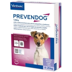 Prevendog 1,056G - 1 Collare Antiparassitario Per Cani Da 0-25 Kg
