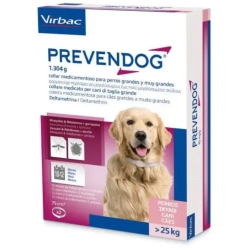 Prevendog 1,304G - 2 Collari Antiparassitari Per Cani Da 25 Kg