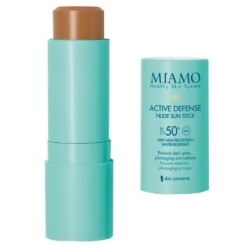 Miamo Crema Solare Viso 50+ SPF Active Defense Nude Sun Stick Protezione Molto Alta 15 gr