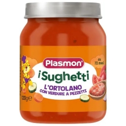 Plasmon I Sughetti L'Ortolano - Alimento Per L'Infanzia 120 G