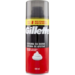 GILLETTE Schiuma Da Barba Profumo Originale 400 ml