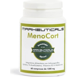 Menocort 60 Compresse - Integratore di Ashwagandha e Melatonina