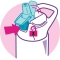 Barbie - Borraccia In Acciaio Inox Antigoccia Con Cannuccia 430 Ml