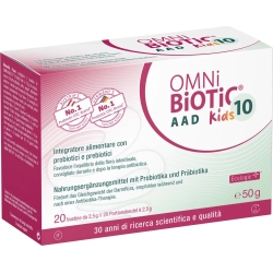 Omni bIotic 10 Aad Kids 20 Bustine - Integratore di probiotici e prebiotici