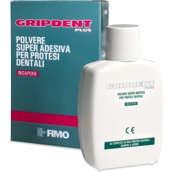 Gripdent Plus - Polvere adesiva per dentiere 40 g
