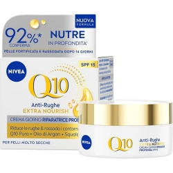 Nivea Q10 Anti-Rughe Extra Nutriente SPF15 - Crema Giorno Riparatrice Profonda 50 ml