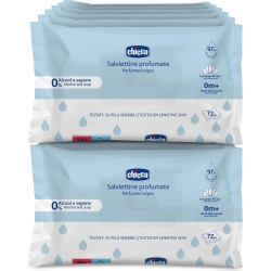 Chicco 72 Salviettine profumate per pelli sensibili