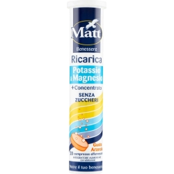 Ricarica Magnesio & Potassio 20 Compresse Effervescenti - Integratore Energizzante