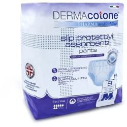 Dermacotone Pants - 9 Slip Protettivi Assorbenti Per Incontinenza Extra Taglia M