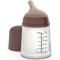 Zero zero - biberon anticolica flusso lento Deep nude 180 ml